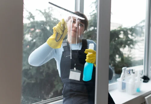 Nettoyage de vitres intérieures et extérieures à Paulx